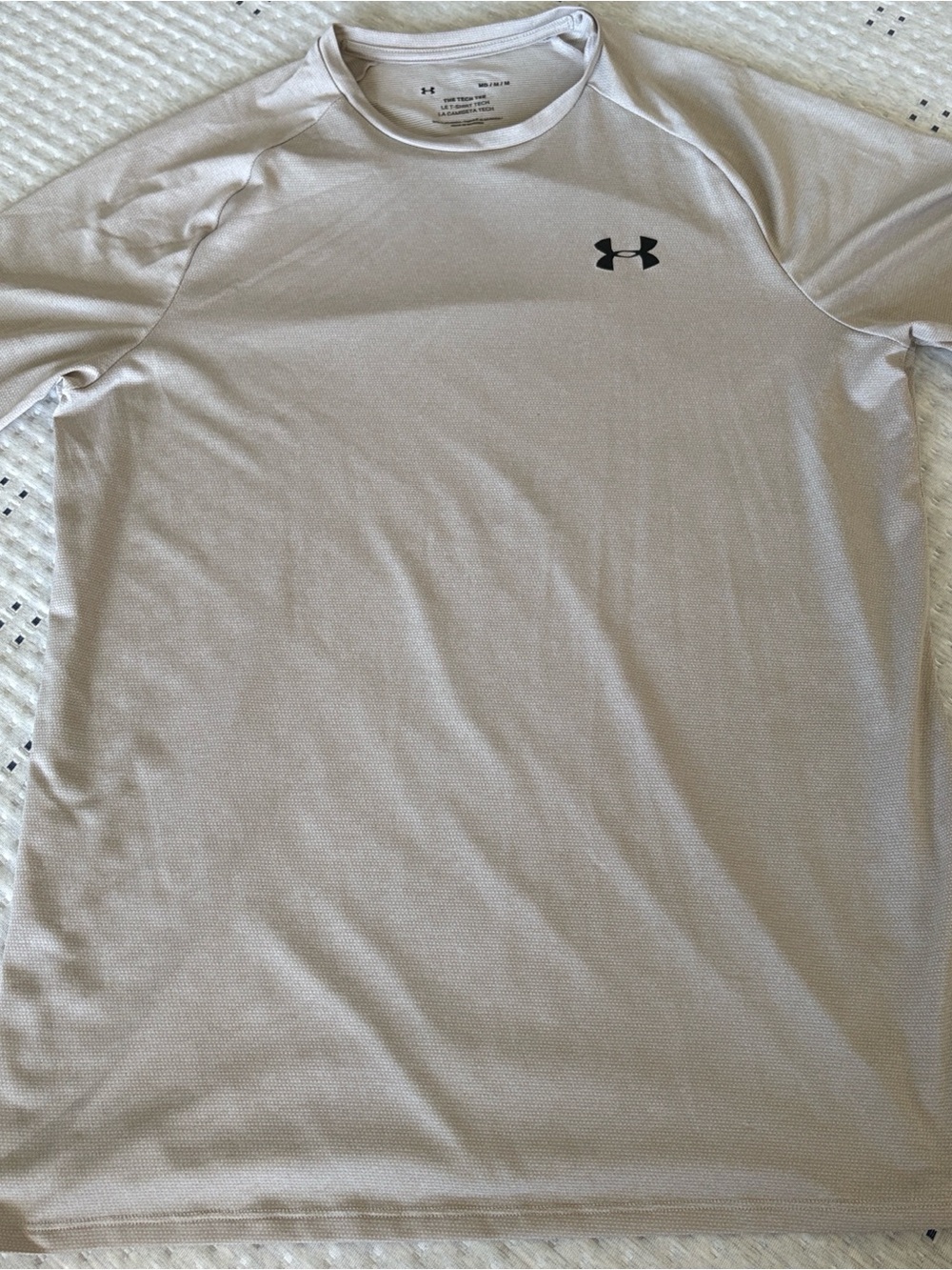 Under Armour Men’s Short Sleeve Performance Tee — Light Tan